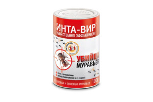 16172343 Инсектицид от муравьев в банке 100г Сз0102ИНТ01 Инта вир