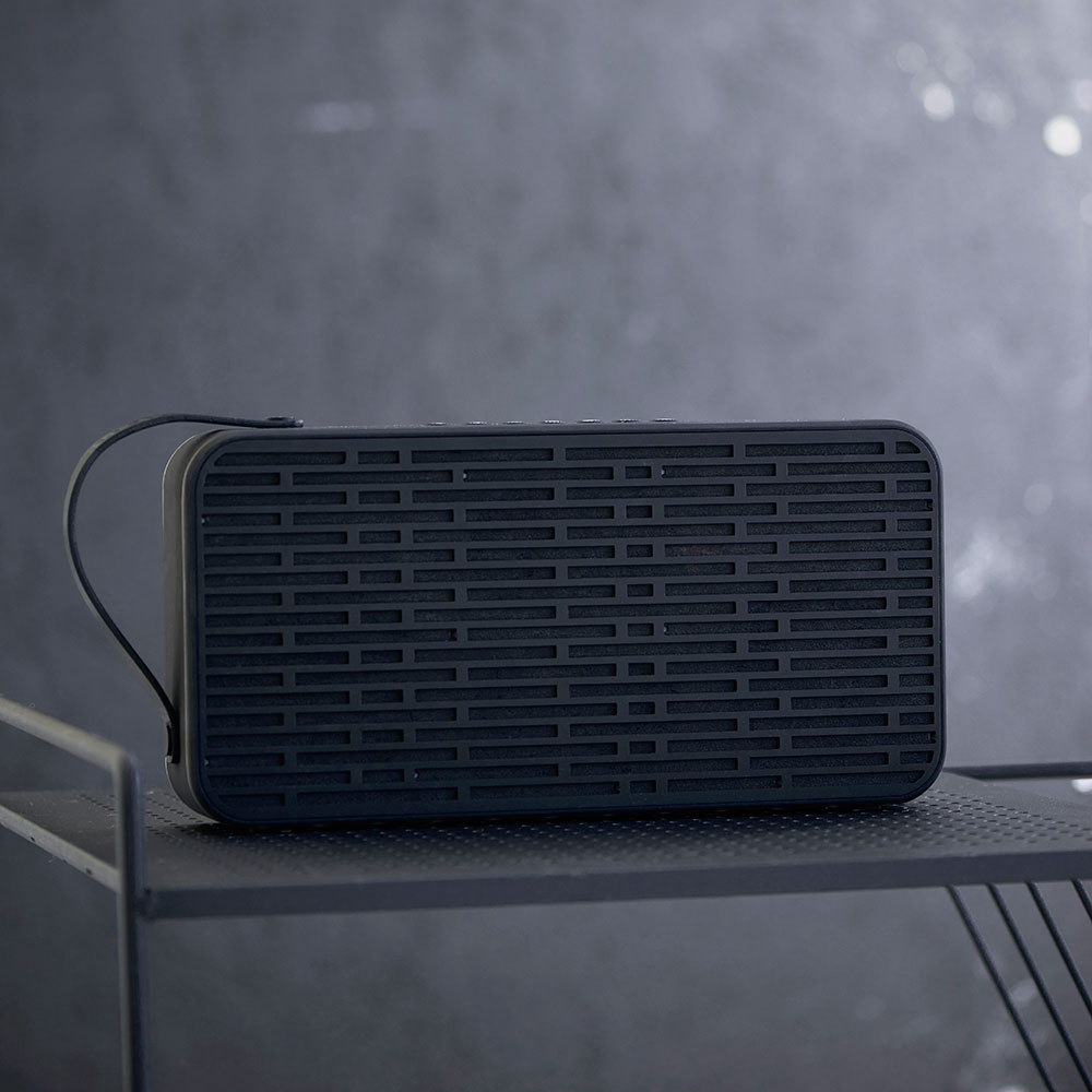 Колонка беспроводная с ремешком aSOUND чёрная KREAFUNK KFSC12 - Вид №3