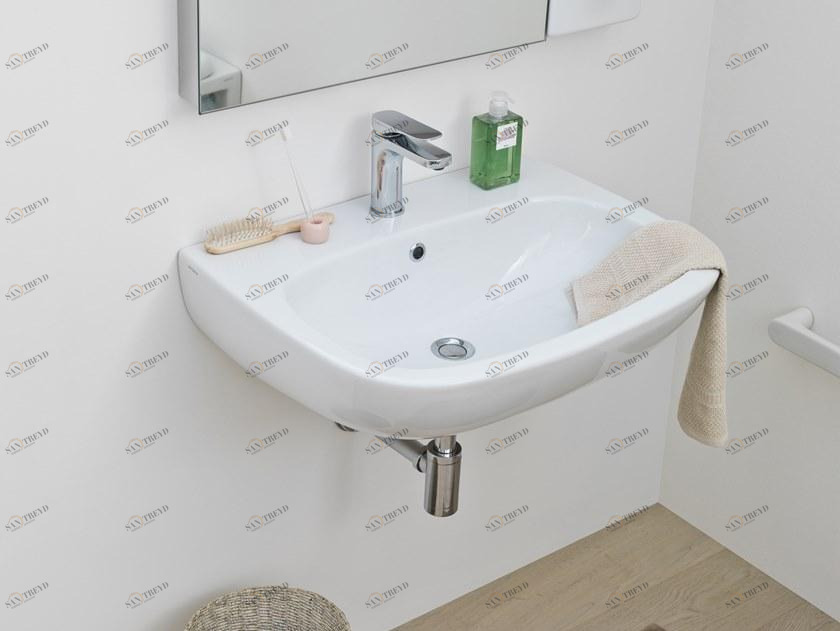 Подвесная раковина настенная овальная ArtCeram TEN белая sun-id-1460176