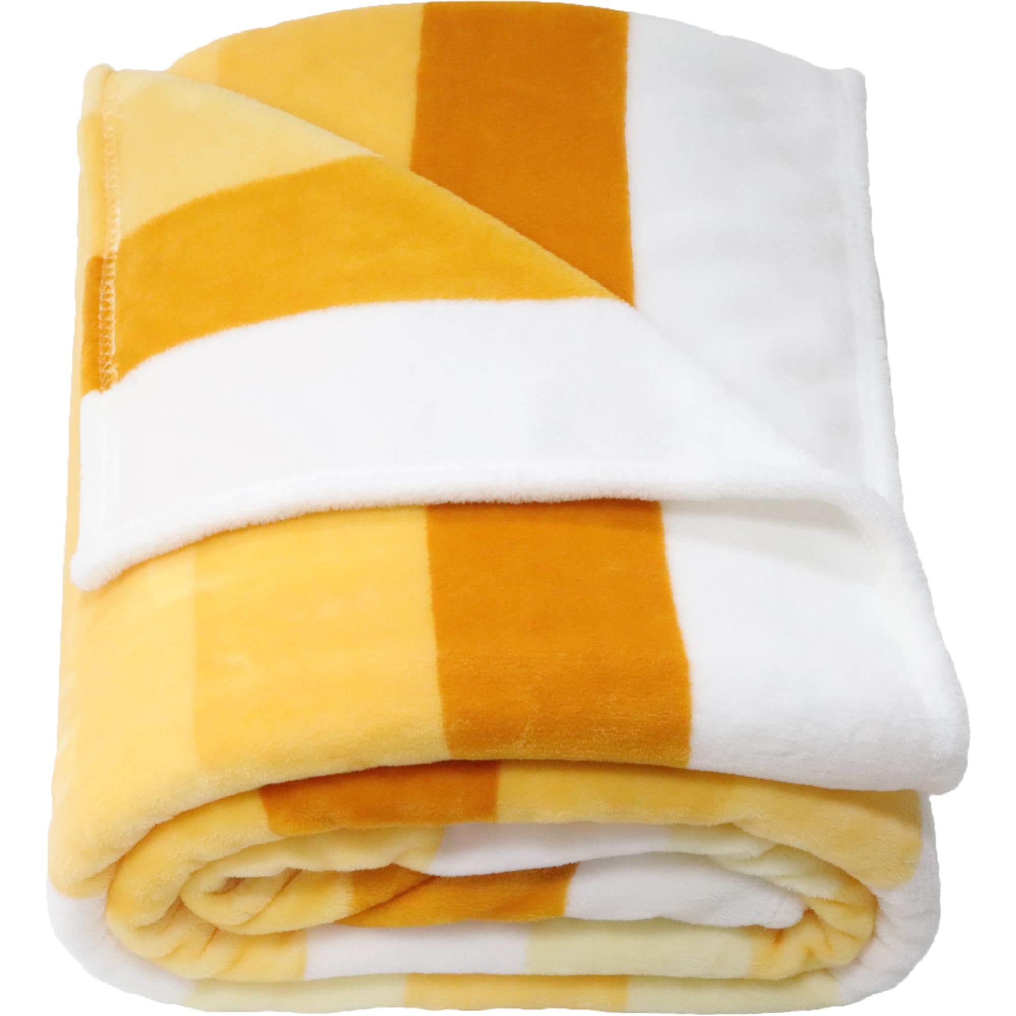 84378927 Плед «» 180x200 см фланель цвет желтый Gradient Santreyd - Вид №2