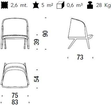 Moroso Кресло с подлокотниками Mafalda sun-id-1441432 - Вид №10