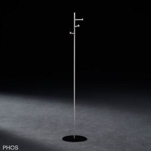 GSTH3S-BPS Вешалка для одежды с 3 крючками, основание: черное. PHOS