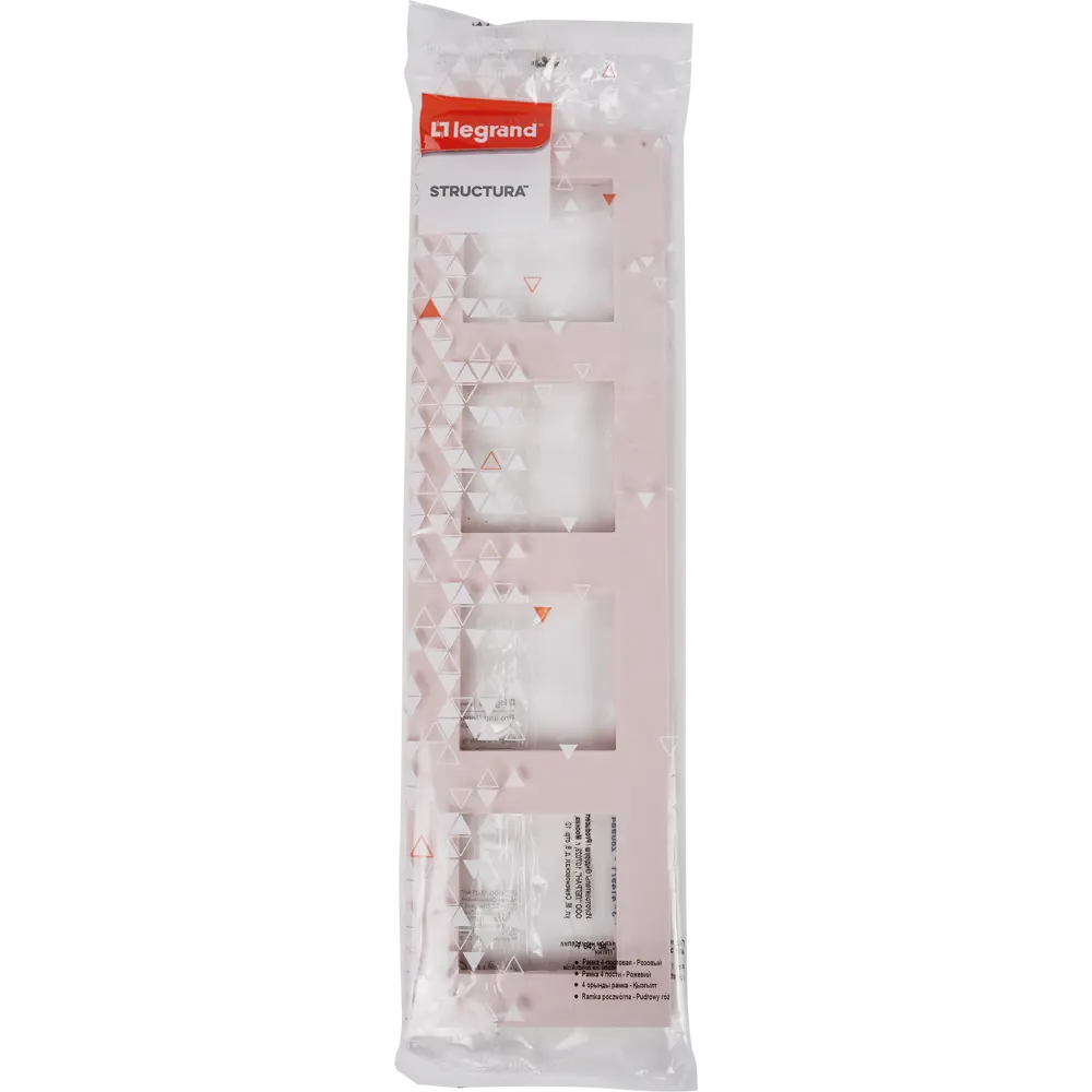 Рамка Legrand Structura на 4 поста в нежном розовом цвете 82064648 STLM-0018637 - Вид №4