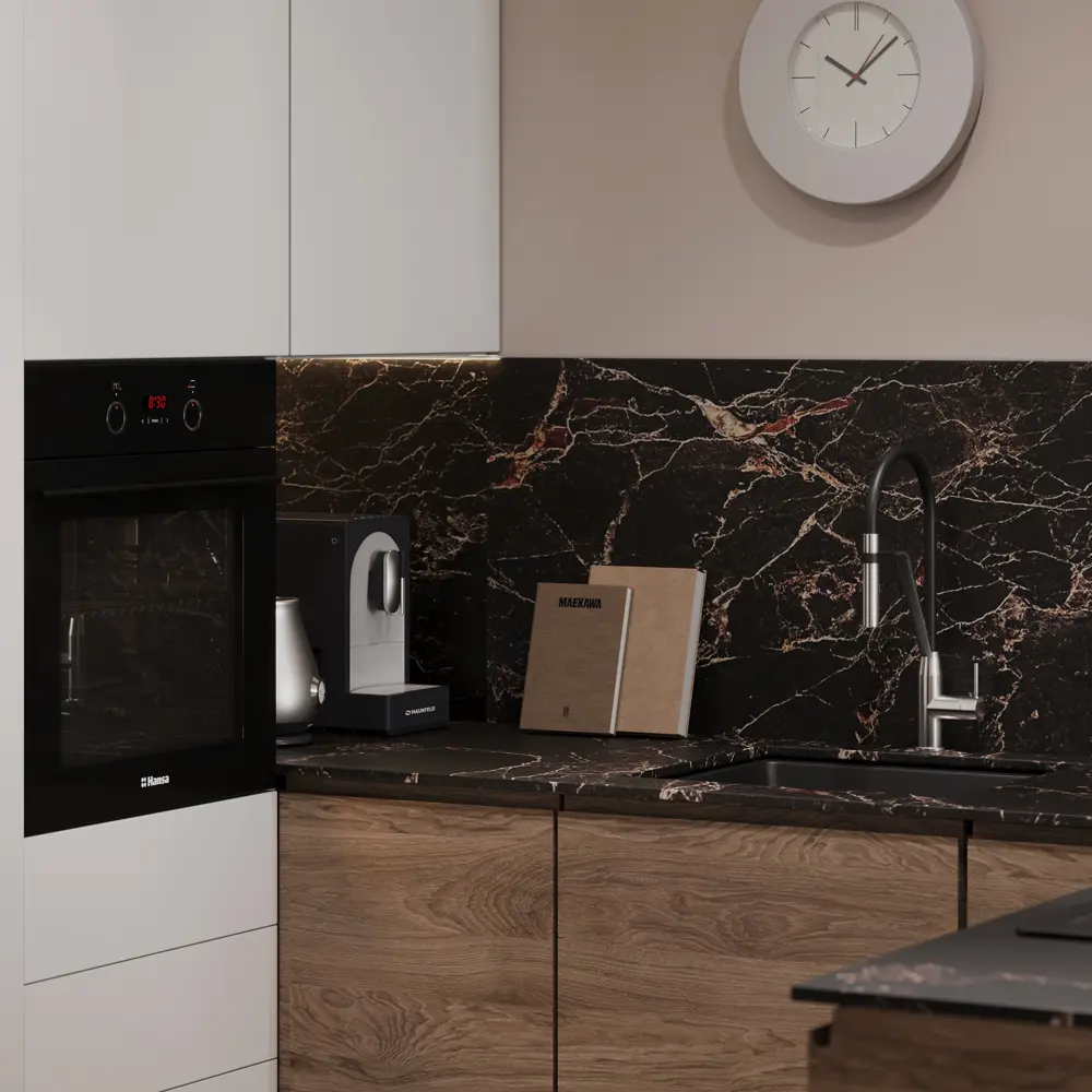 Фасад для кухни DELINIA ID Токио в стиле темного дерева 59.7×137.3 см 86423444 STLM-1491080 - Вид №11