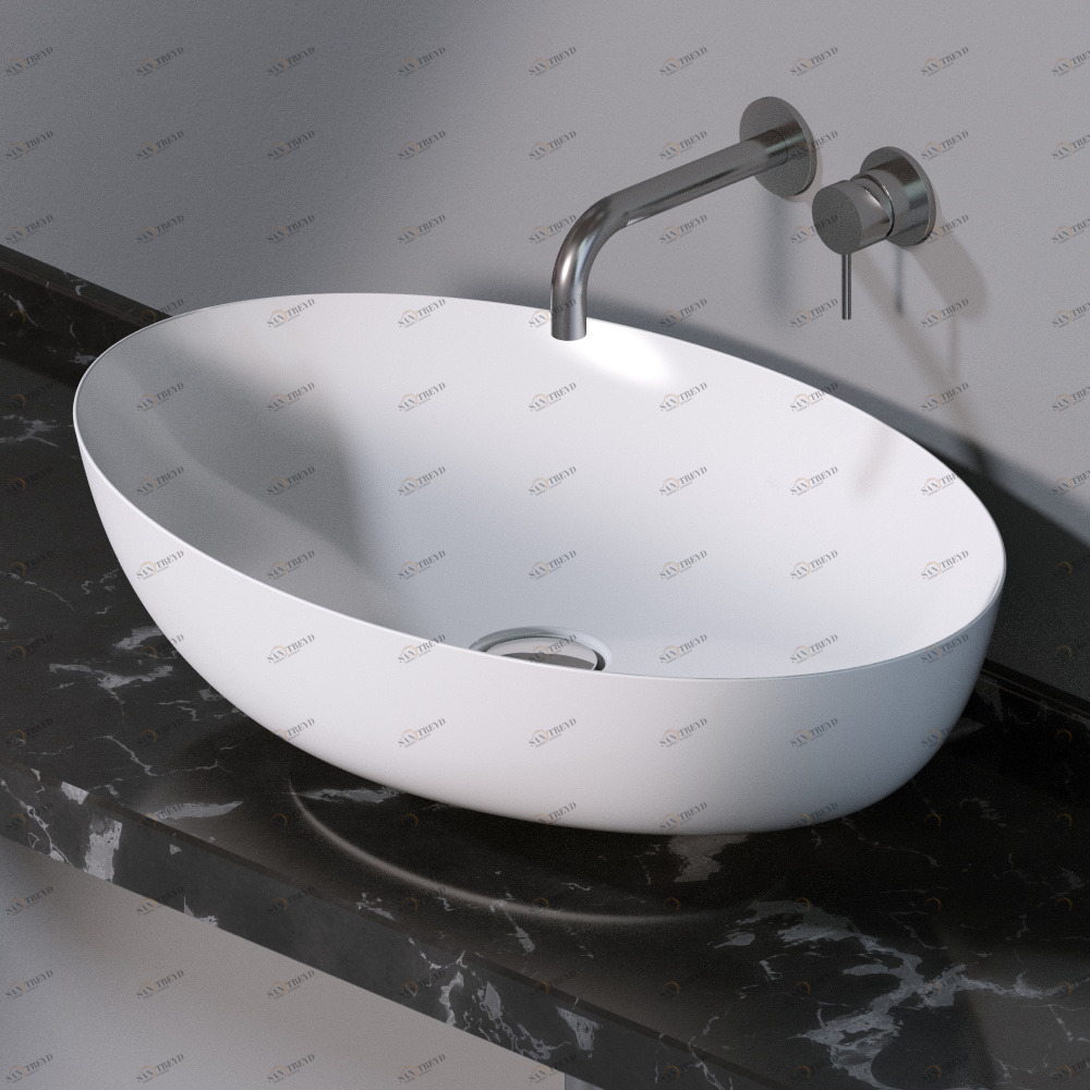 L600100 Накладная раковина на столешницу  овальная A. e T. Italia ELITE AeT ITALIA