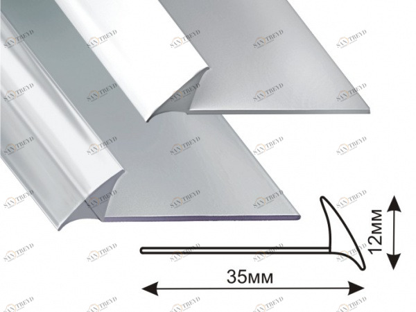 Профиль универсальный белый 3,2 м МР002362 Santreyd 25477