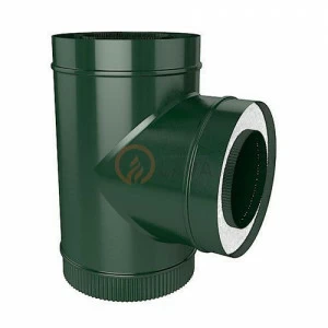 Сэндвич-тройник LAVA 150/220 мм. 90" зеленый (6005)