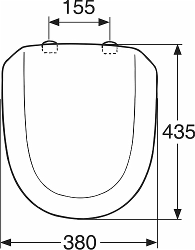Z6405500001 Крышка сиденье для унитаза IDO  - Вид №1