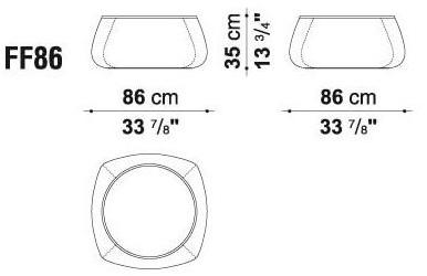 Круглый журнальный столик с подносом Fat Santreyd sun-id-1407346 - Вид №4