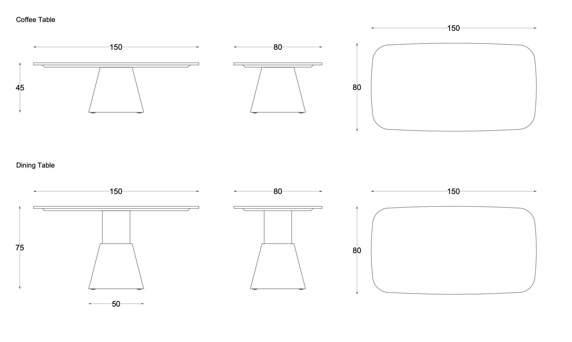 Мраморный прямоугольный стол с регулируемой высотой Pistore Marmi Smart Tables ARCH-00104266 - Вид №10