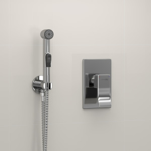 A010656 Встраиваемый комплект для биде со шлангом 100 см WasserKRAFT