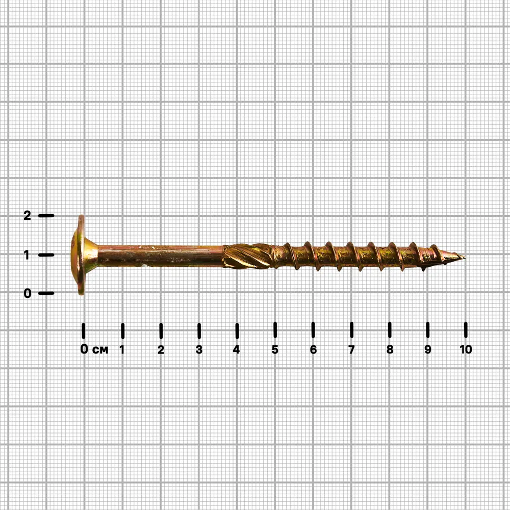 Santreyd: Конструкционный саморез по дереву с пресс-шайбой 8x100 мм 89356800 STLM-1479182 - Вид №2