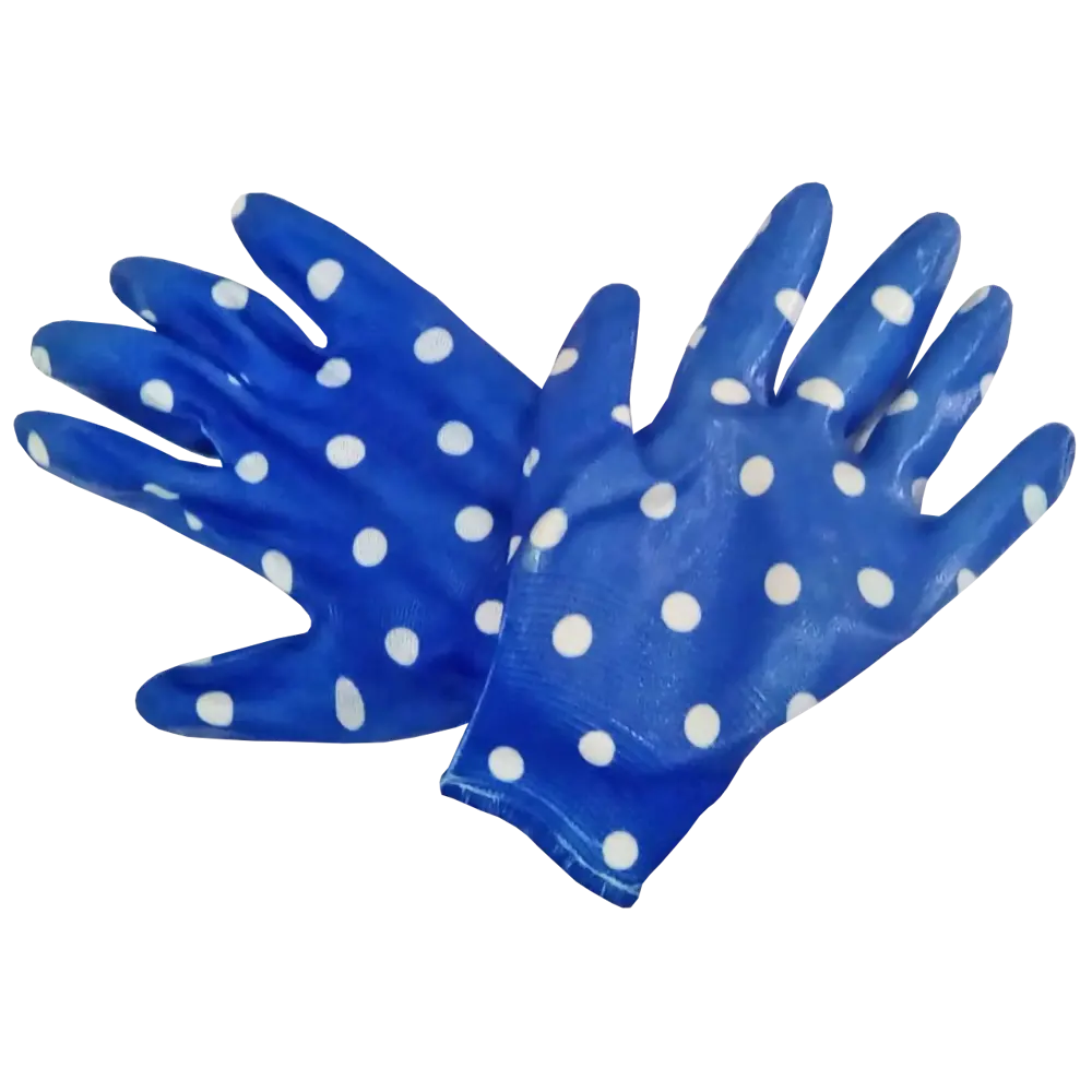 Садовые перчатки GARDEN FLOWERS с нитриловым покрытием для комфортной работы 82842743 STLM-0036955