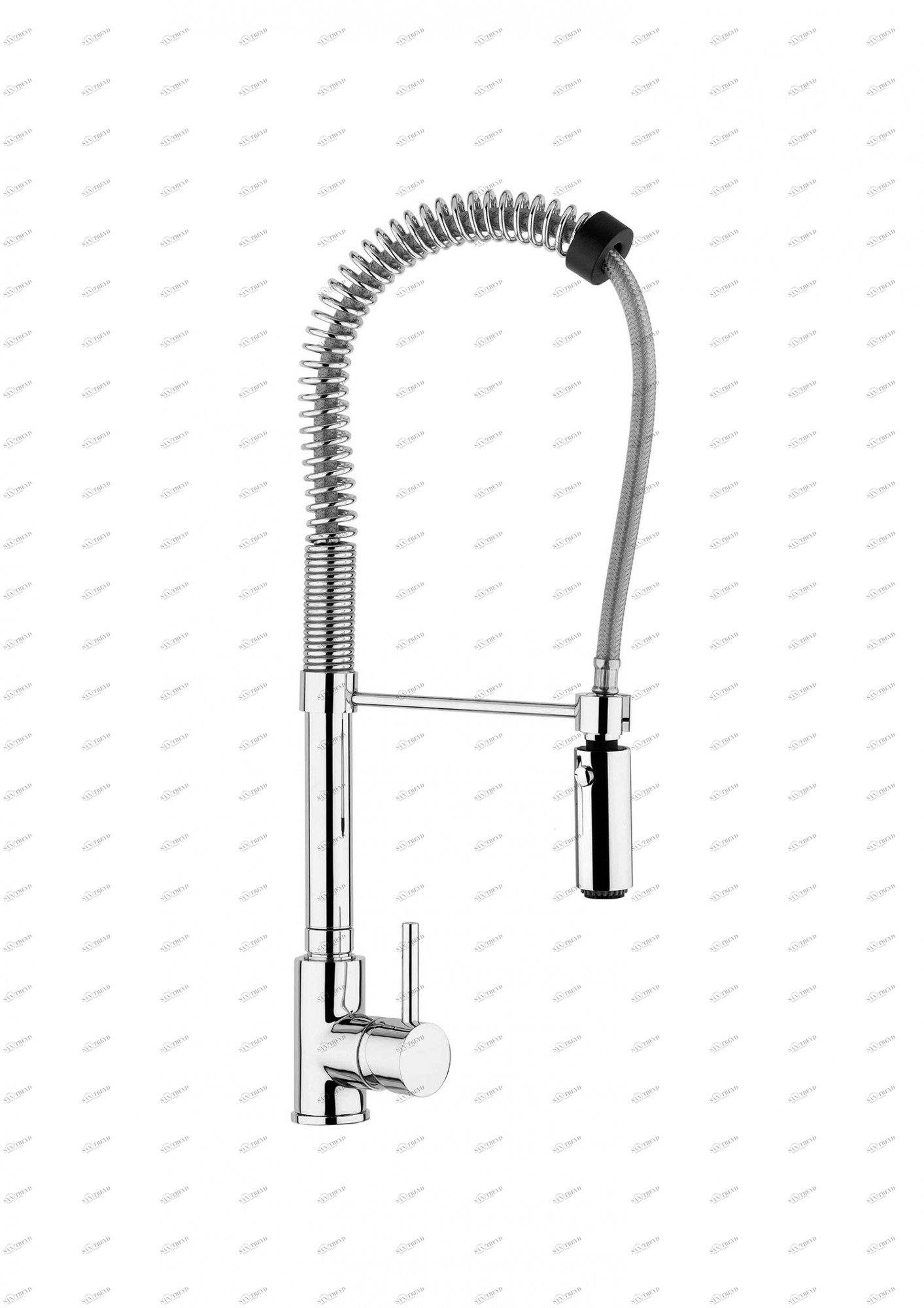 Латунь. 232/2. Miscelatore Cucina Con Mol Quadrodesign Brass