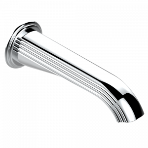 A8P-43SGB Настенный кран для раковины большого размера без Т-образного фиксатора Thg-paris Vogue c чёрным ониксом Хром