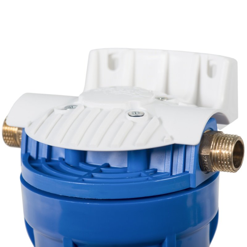 Фильтр Гейзер 1П 3/4" прозрачная колба с пластмассовой скобой 32009 - Вид №1