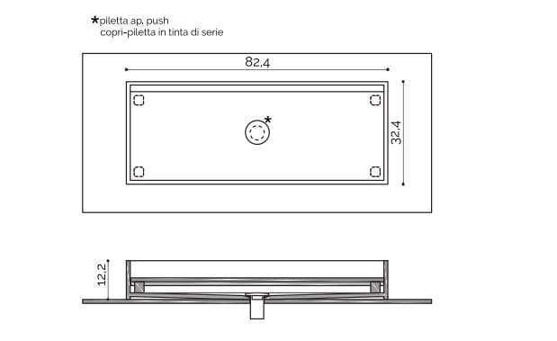 Прямоугольная столешница из Corian® Acquapazza Corian ® elements ARCH-00077810 - Вид №3