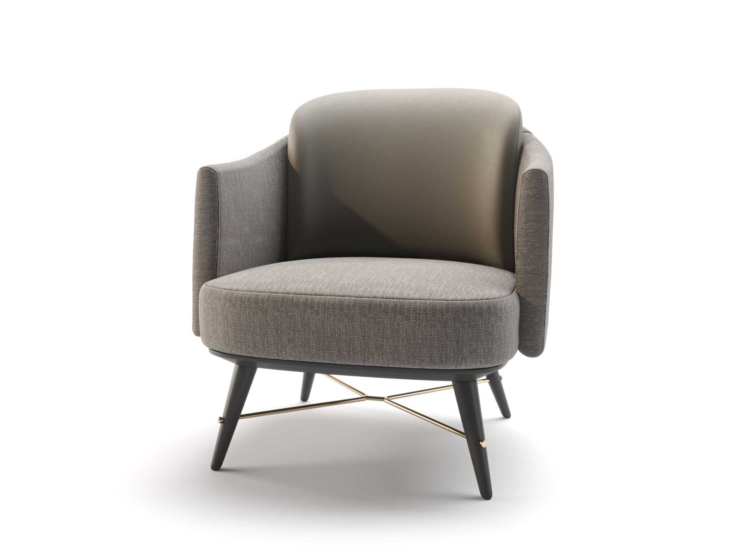 Тканевое кресло с подлокотниками PRADDY Natur ARCH-00041632 - Вид №2