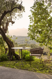 107239 Обеденный стол со столешницей Compact Ø 90 см Point Weave