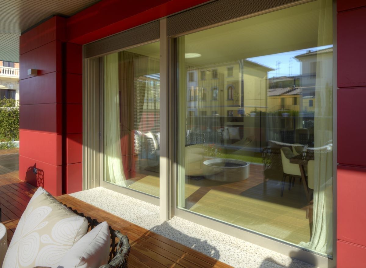 Алюминиевые и деревянные копланарные оконные двери Carminati Alu 90 ARCH-00023015