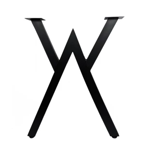 Подстолье для журнального столика 55 см сталь цвет черный глянцевый