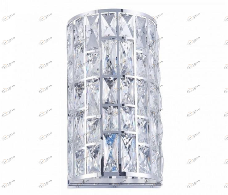 MAYTONI Настенный светильник с кристаллами прямого света Gelid Mod184-wl