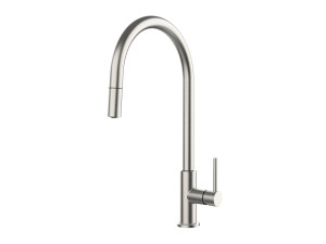 Однорычажный кухонный смеситель со съемным ручным душем