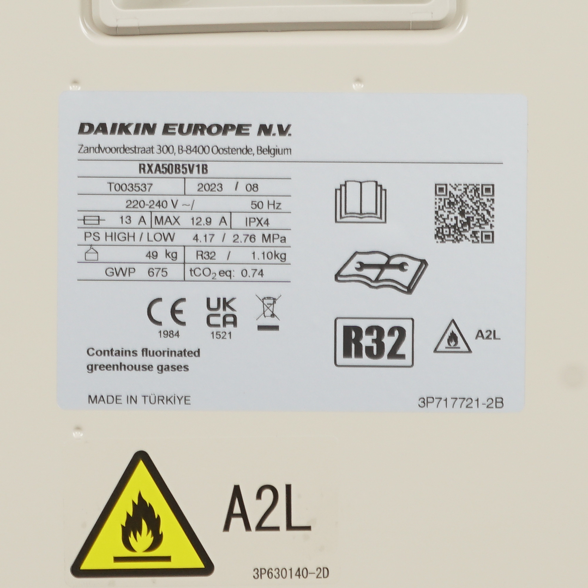 9969159 Кондиционер настенный сплит-система Daikin FTXA50BB/RXA50B черный STDN-0065352 - Вид №7