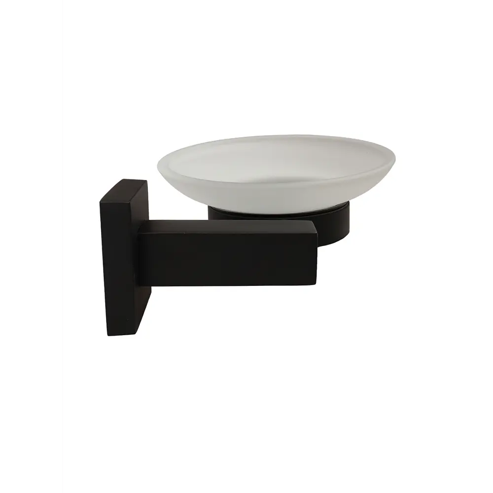 Мыльница навесная Quadro стекло-металл черная 89381043 Santreyd STLM-1583461 - Вид №2