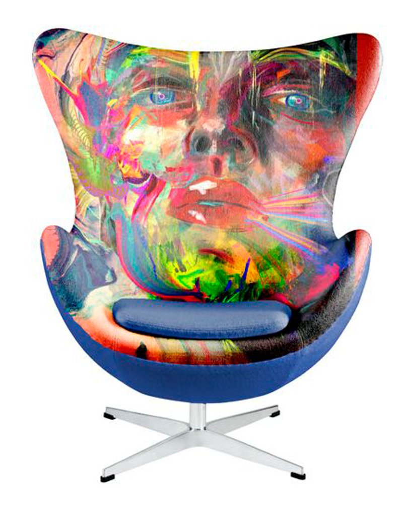 Кресло Arne Lyka разноцветное ICON DESIGNE ДИЗАЙНЕРСКИЕ, EGG 096806 Разноцветный  - Вид №2