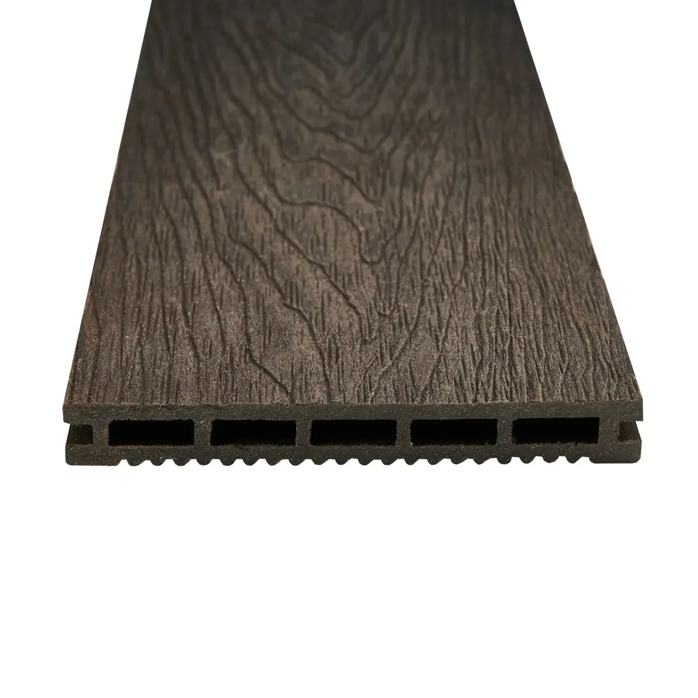 Террасная доска ДПК Прима Groentec цвет Венге 4000x150x18 мм Вельвет 0.6 м² STLM-2055638 - Вид №1