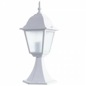 Уличный светильник ландшафтный H 45 см белый Bremen A1014FN-1WH ARTE LAMP ПОД СТАРИНУ, ФОНАРЬ 00-3898551 Белый;прозрачный