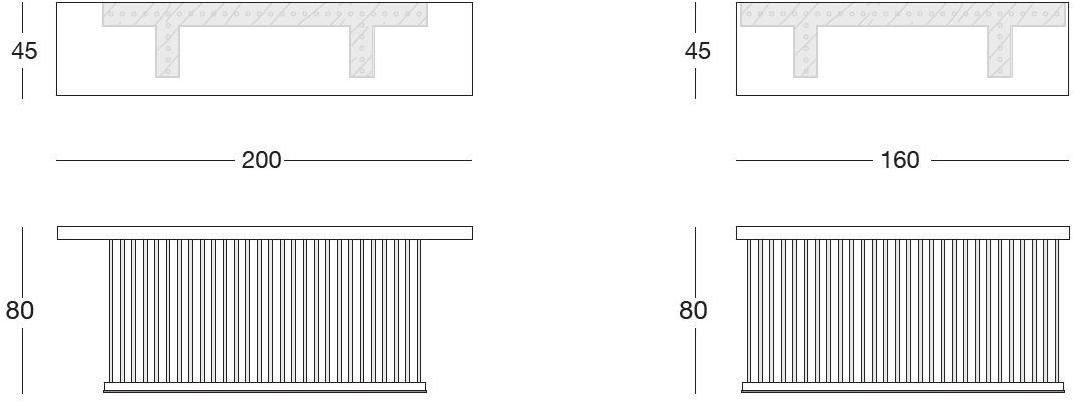 Longhi Прямоугольная консоль из мрамора Loveluxe 2016 – vanity collection Y 725 - Вид №2