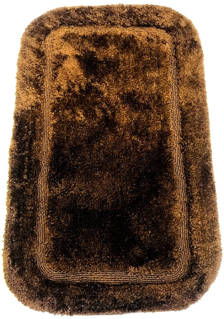 90434478 Коврик для ванной комнаты LB5080_brown 80х50см цвет коричневый STLM-0224500 ZALEL