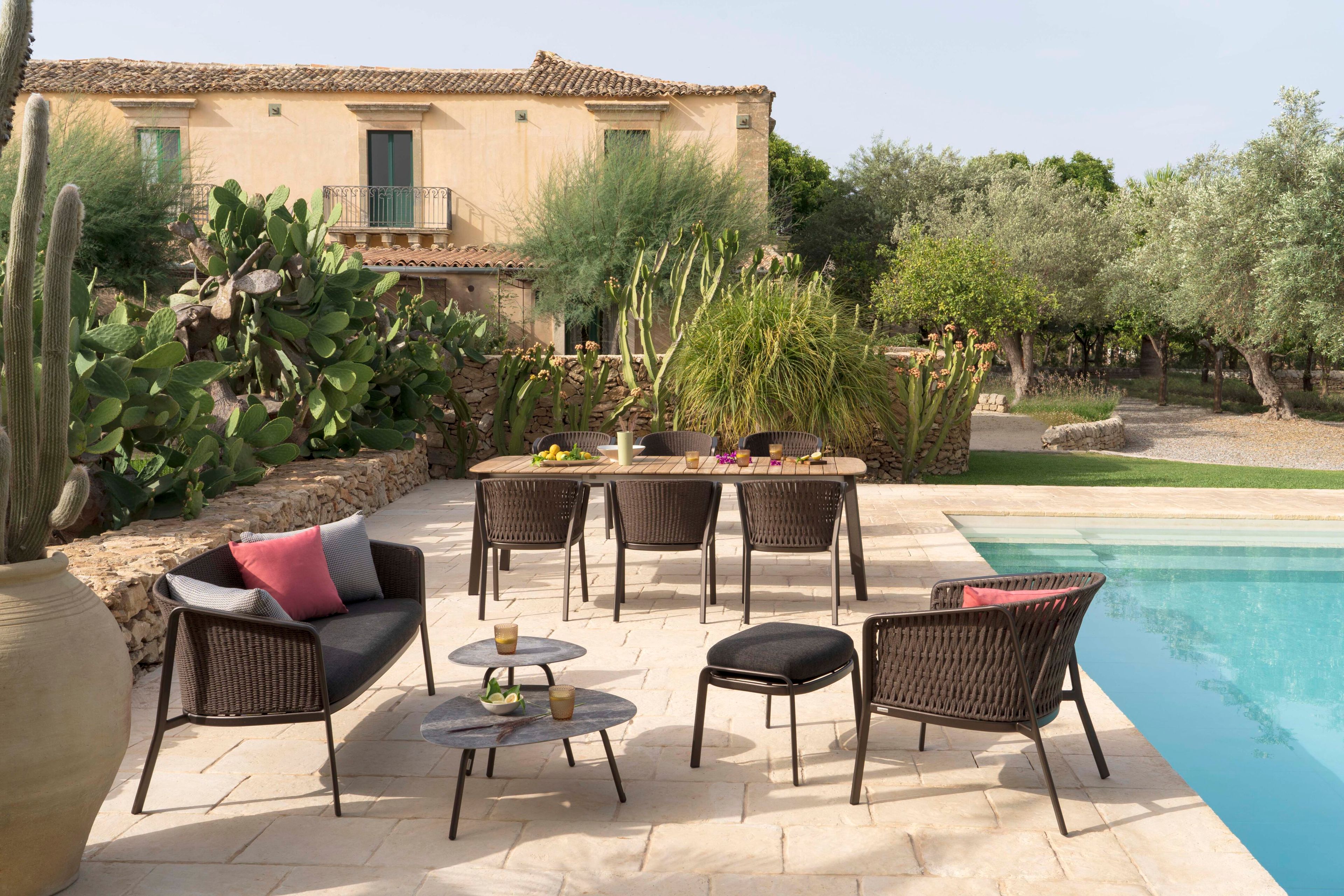 Алюминиевый стул и квадратный плетеный Канат emu ARCH-00123774 - Вид №6