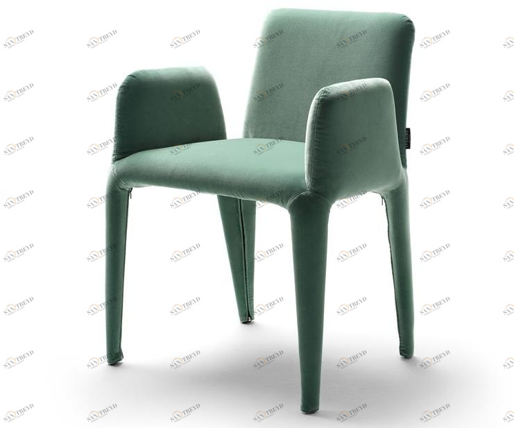 EPÒNIMO Бархатное кресло с подлокотниками Nova Nv008