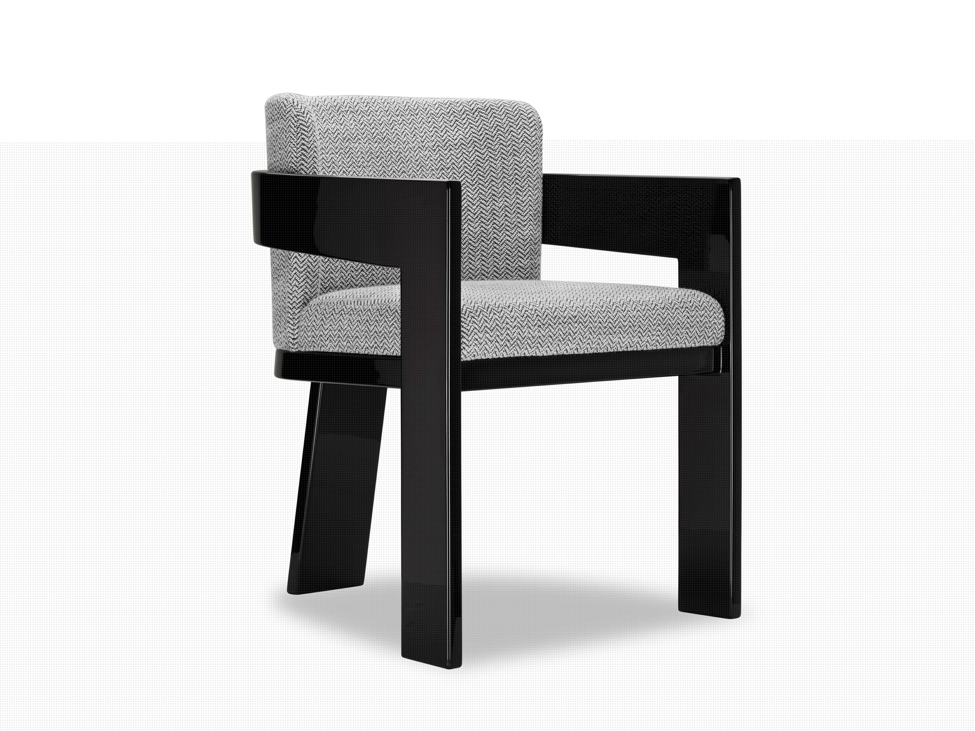 Мягкий стул с подлокотниками HC28 maison Meg ARCH-00023879