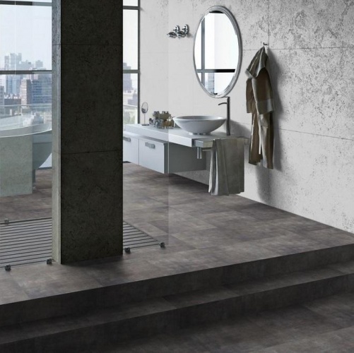 Виниловый ламинат Tarkett Lounge Concrete Дизайнерский с брашью (Текстурированная) 457,2х457,2 мм 1000901222 - Вид №7