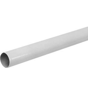 Штанга гладкая 200 см, цвет белый