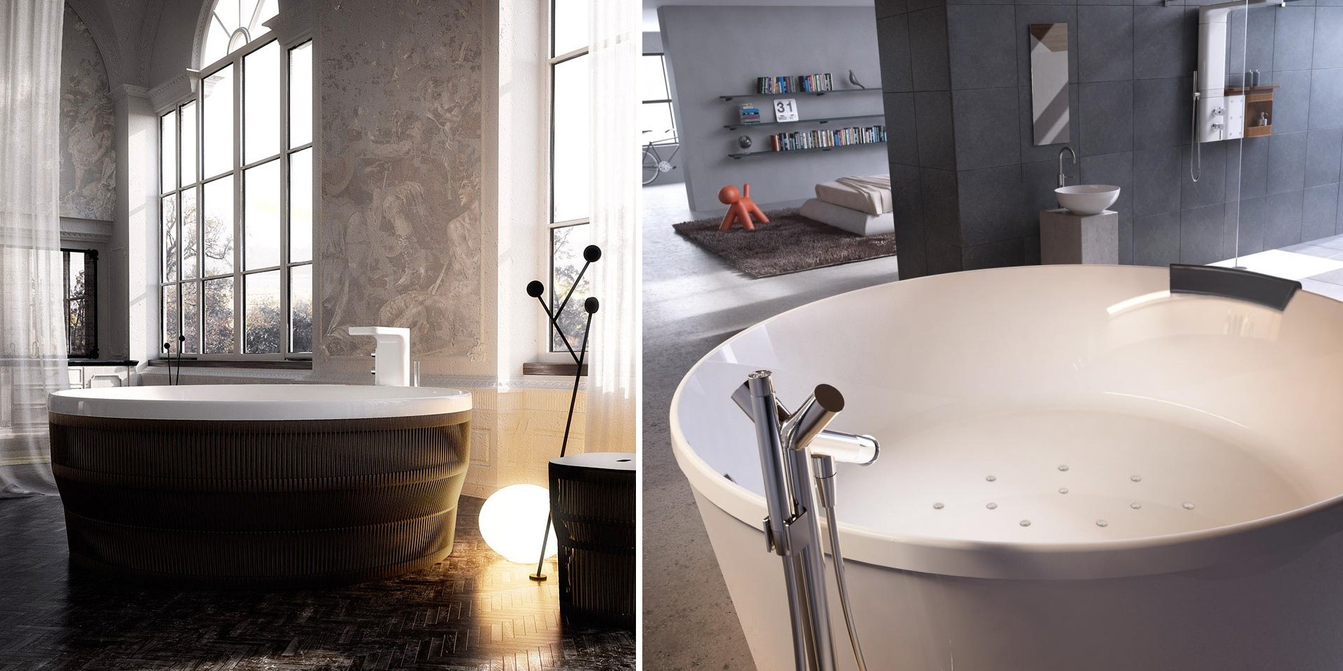 Напольная ванна Pearl 175 airpool Glass1989 PL000G1 - Вид №1