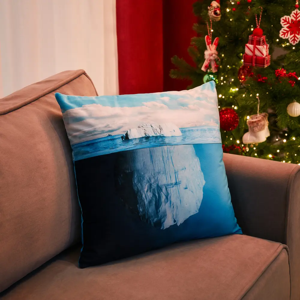 Подушка Айсберг 45x45 см цвет синий 88791406 STLM-2051735 SEASONS  - Вид №3