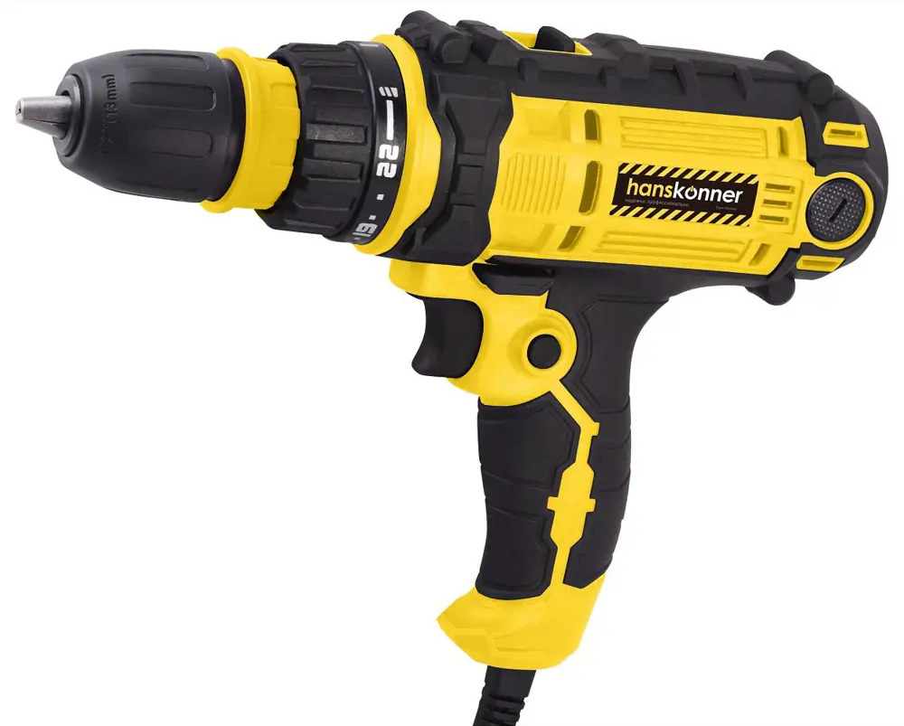 93836157 Дрель-шуруповерт сетевая Hanskonner HID2145PC, 450 Вт STLM-0583995