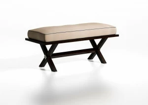 Caroti Мягкая скамья из ткани Via montenapoleone 2050