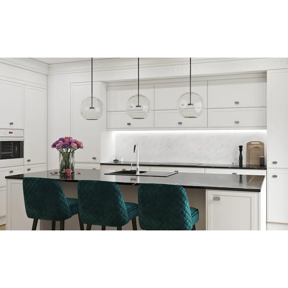 Стеновая панель White Carrara 120x0.4x60 см АКП цвет белый 84548130 STLM-2174377 ALUMOART  - Вид №3
