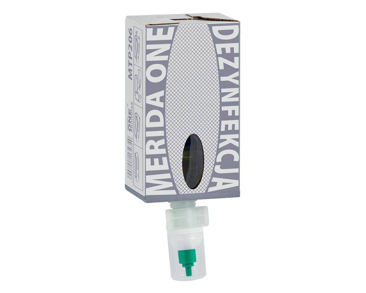 MTP206 ONE SANITINAS ДЕЗИНФЕКЦИОННОЕ пенное мыло, одноразовый сменный блок 700 г, аромат грейпфрута Merida 
