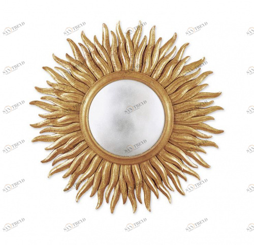 Зеркало / Mirror frame sun shape XVIII C.Italian, liscio (sopra letto) Roberto Giovannini sun-id-374553