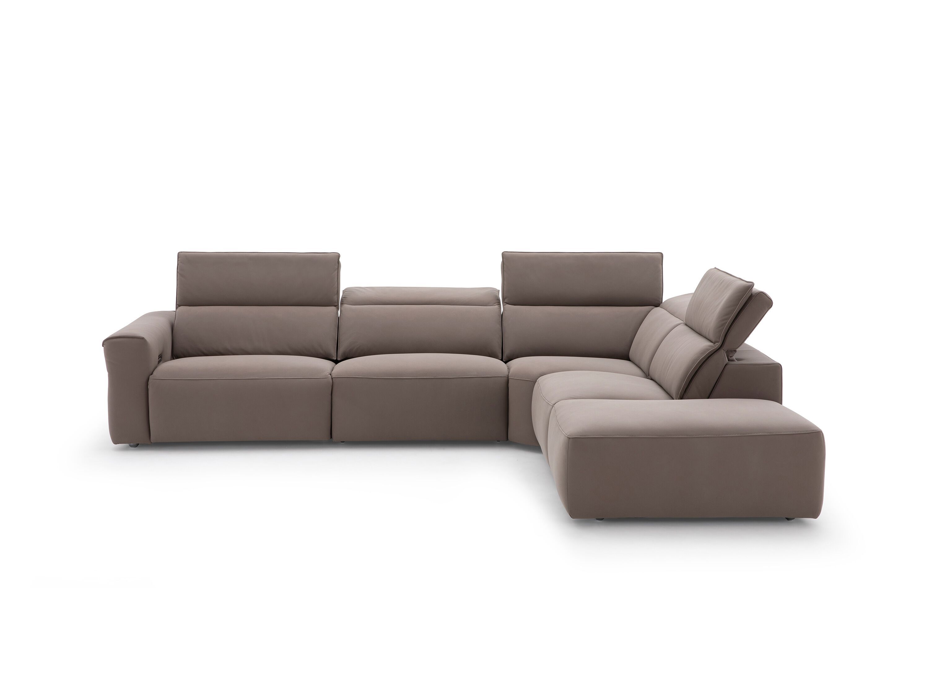 Кожаный угловой диван с электрическим движением CAMPO DE' FIORI CDF263 ARCH-00079306