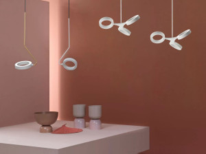 Регулируемая металлическая светодиодная подвесная лампа