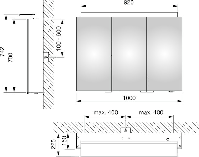 13604171301 Зеркальный шкаф KEUCO Royal L1 - Вид №2