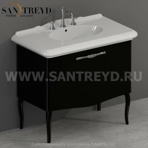 PS100CA Напольная тумба 84 см цвет Графит Globo Paestum Италия